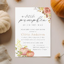 Search for farmhouse baby shower invitations Little pumpkin