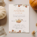 Search for rustic pumpkin baby shower invitations Elegant