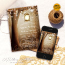 Search for rustic christmas wedding invitations Wood