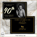 Search for 90th birthday photo Modern typography