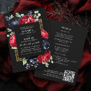 Recherche de rouge noir mariage invitations Hallomariage