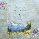 Recherche de watercolor wedding invitations De de montagne