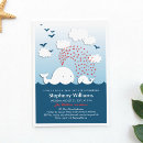 Recherche de whale baby shower invitations Mer