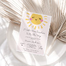 Search for sun baby shower invitations Simple