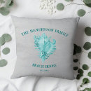 Search for coastal design pillows Teal