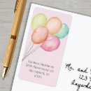 Search for balloon return address labels Baby shower