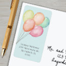 Search for balloons return address labels Baby shower