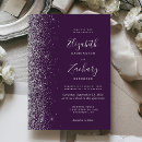 Search for silver glitter wedding invitations Sparkle