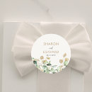 Search for couple names wedding stickers Botanical garden