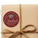 Search for burgundy graduation stickers Elegant
