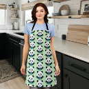 Search for lotus flower aprons Blue