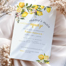 Search for mamas main squeeze baby shower invitations Lemon
