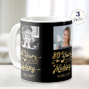 Search for 80th birthday mugs Vintage