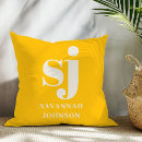Search for bright yellow pillows Elegant