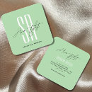 Search for mint business cards Simple