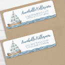 Search for sail boats return address labels For her