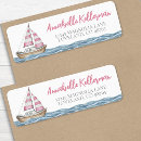 Search for sail boats return address labels For her