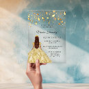 Search for dress quinceanera invitations Gold