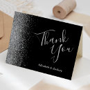 Search for black silver thank you cards Elegant