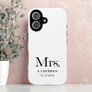 Search for newlywed iphone cases Black and white