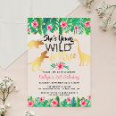 Search for girl dinosaur invitations Wild
