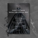 Search for gothic bridal shower invitations Black and white