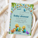 Search for dinosaur baby boy shower invitations Pattern