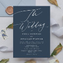 Search for blue and white wedding invitations Typography