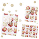 Search for apple wrapping paper Watercolor