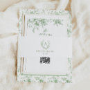 Recherche de monogramme bandeaux de faire part Vert sauge