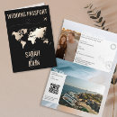 Search for unique destination wedding invitations World map