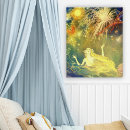Search for mermaid nursery art Ariel