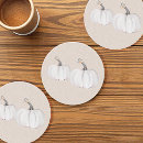Search for white watercolor pumpkin coasters Autumn