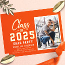 Search for orange graduation invitations High school