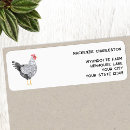 Search for barnyard return address labels Hen