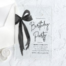 Search for black acrylic invitations Coquette