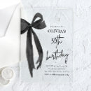 Recherche de black 30ans anniversaire invitations Coquette
