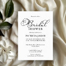 Recherche de polices noires invitations Chic