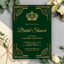 Search for crown bridal shower invitations Elegant