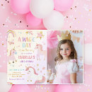 Search for pastel rainbow birthday invitations Pastel unicorn party
