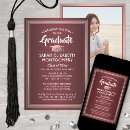 Search for rose gold graduation invitations High school or college