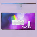 Recherche de rose et blanc tapis souris Magenta