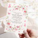 Search for butterfly garden bridal shower invitations Watercolor