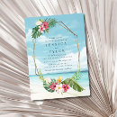 Search for beach flower invitations Island