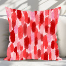 Recherche de rouge abstrait coussins Motif