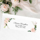 Search for gold flower return address labels Floral