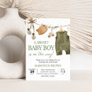 Search for sweet baby boy shower invitations Boho