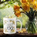 Search for 100th birthday mugs 100 years old