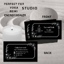 Recherche de noir blanc floral cartes visite Customer