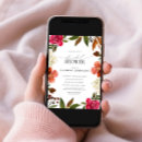 Search for pink orange bridal shower invitations Floral